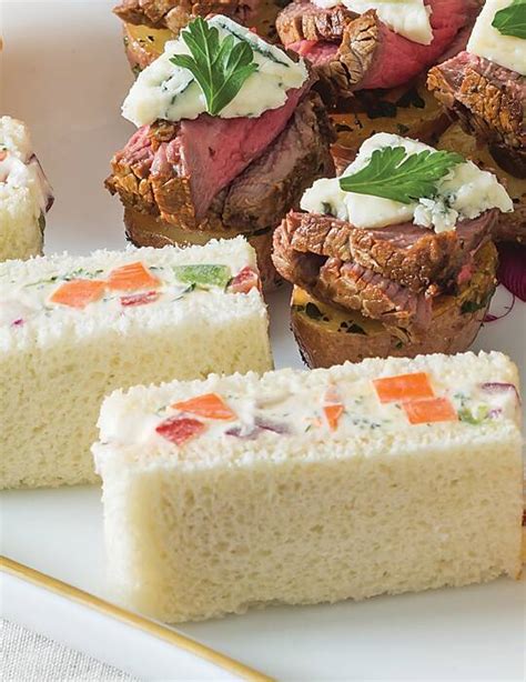 Vegetable Cream Cheese Tea Sandwiches Teatime Magazine