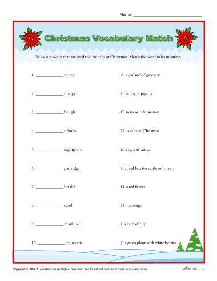 Holiday Worksheet For 4th Grade