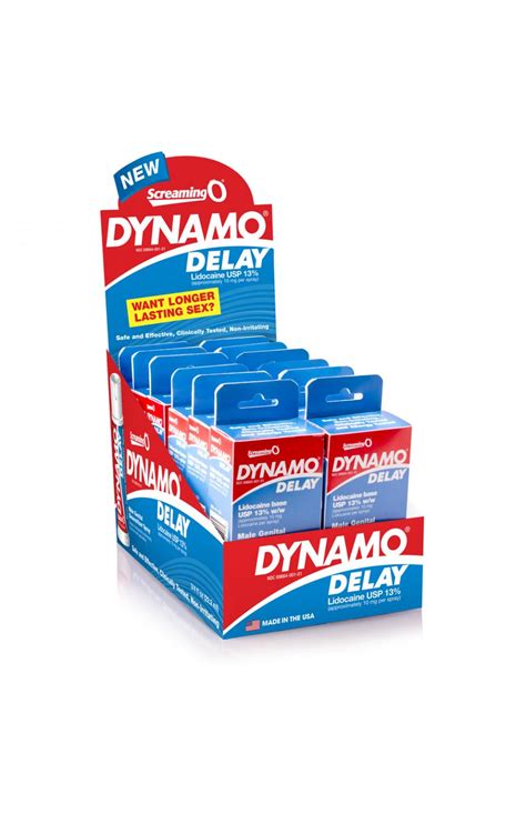 dynamo delay spray 12 count display dd r12 110d