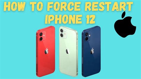 Iphone 12 12 Pro12 Pro Max How To Force A Restart Forced Restart