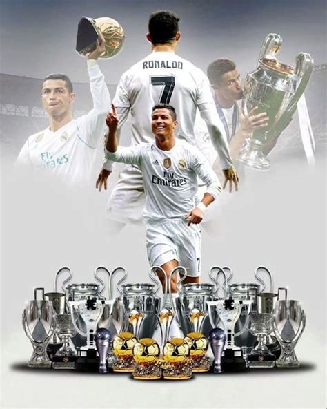 Cristiano Ronaldo with different trophies [Video] | Ronaldo real madrid