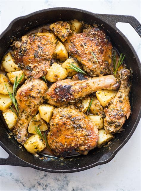 See more ideas about cooking recipes, recipes, food. BAKED GARLIC PARMESAN CHICKEN & POTATOES