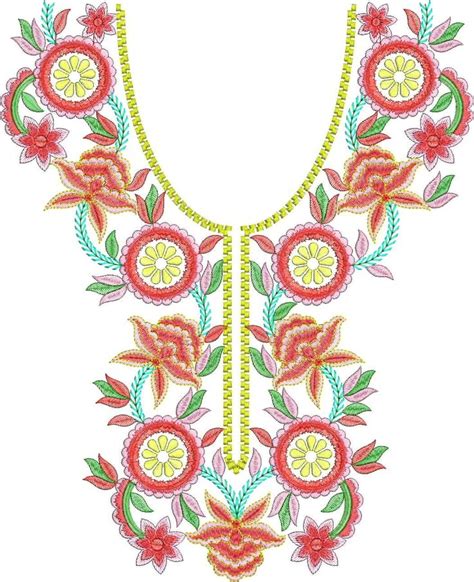 Best Necklines Machine Embroidery Images On Pinterest Machine