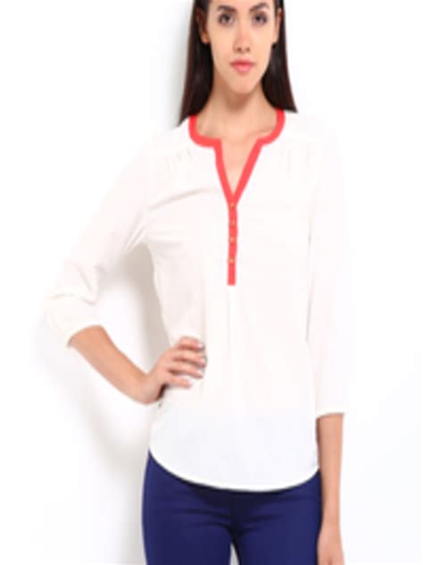Buy Only Women White Top Tops For Women 186598 Myntra