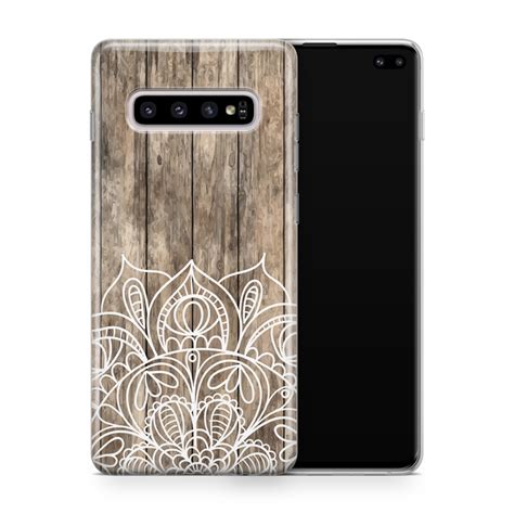 All main parts of the model are separated objects. Θήκη Samsung Galaxy S10 Plus Flexible TPU - Wooden Mandala