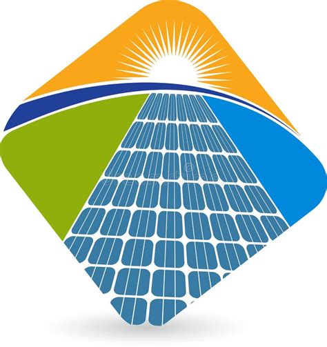 Logo De Panneau Solaire Illustration De Vecteur Illustration Du