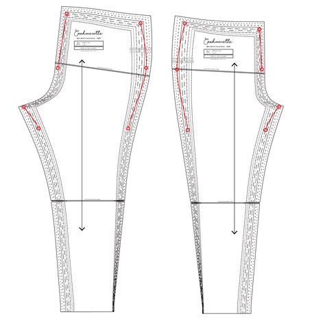 You can get it smaller or bigger depending on what you want in. Grading Between Sizes - Pants | Cashmerette