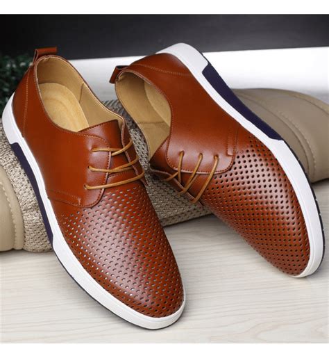 Merkmak Men Casual Shoes Leather With Images Leather Shoes Men