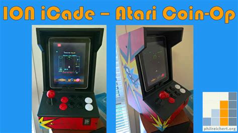 Atari Ion Icade A Desktop Atari Arcade Simulated Gaming Cabinet