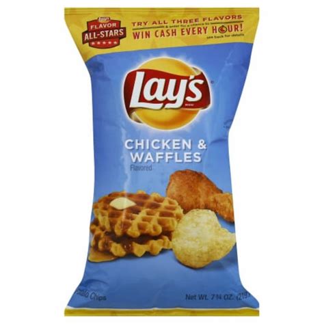 lay s chicken and waffles potato chips 7 75 oz metro market