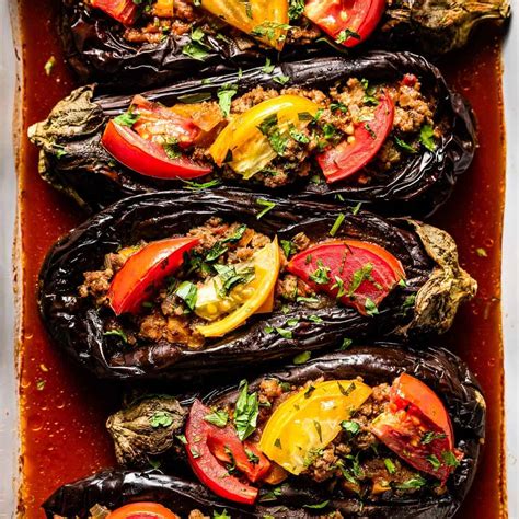 Karniyarik Turkish Stuffed Eggplant Recipe Foolproof Living