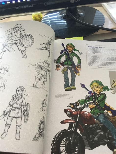 Found This Concept Art In The Artbook Zelda Botw Creating