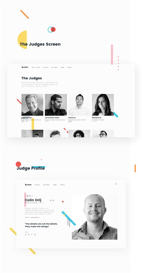 Css Design Awards Woty On Behance