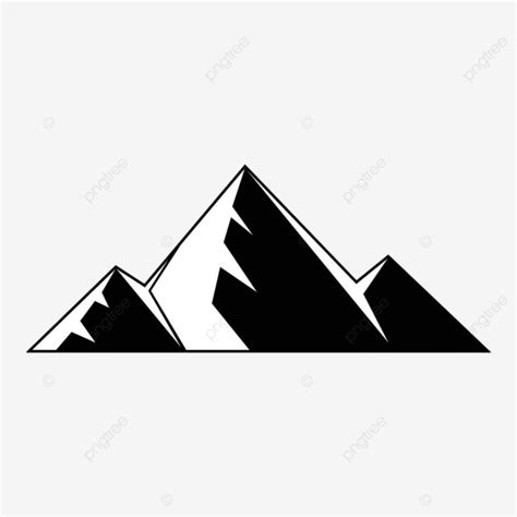 Mountain Peak Silhouette Png Transparent Mountain Peak Icon Simple
