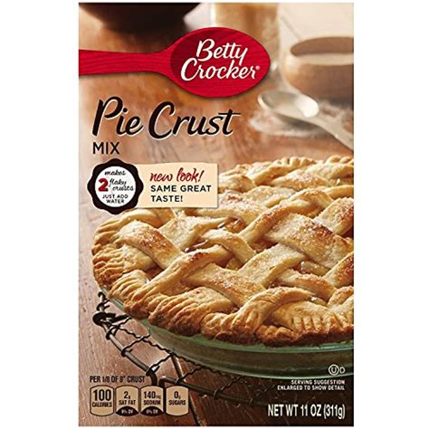 Betty Crocker Pie Crust Mix 11oz Box Pack Of 6