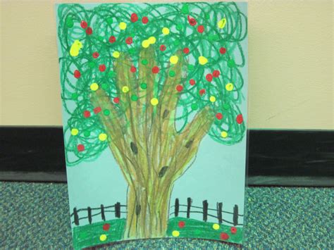 Apple Tree Elementary Art Projects Art Projects Artsy