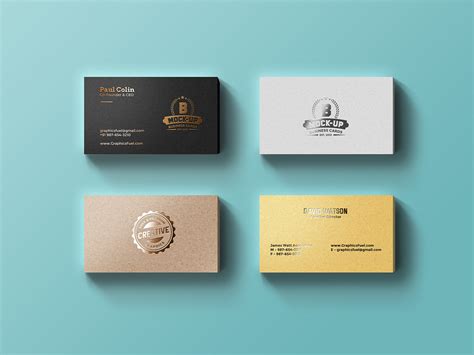 Download Foil-Business-Cards-Free-PSD-Mockup - Best Free Mockups