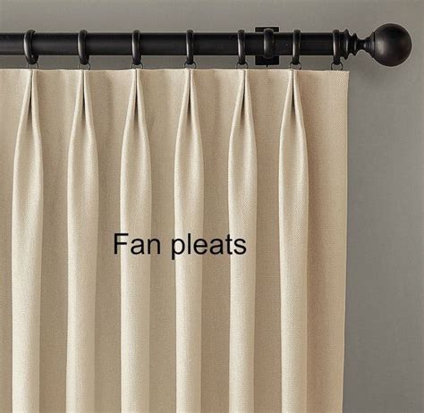 Add Pleats To Your Pair Of Drapery Panels Choose French Etsy