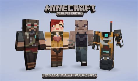 Minecraft Xbox 360 Edition Skin Pack 4 Arrives Retail Release Announced