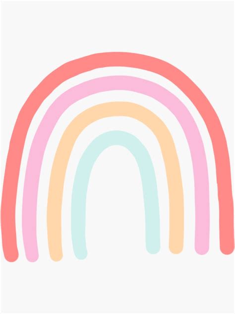 Rainbow Sticker By Elle Artss Redbubble