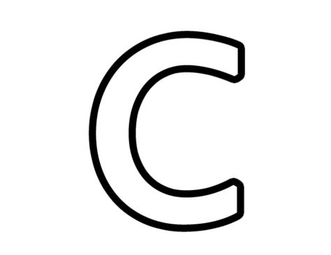 Letter C Clipart Black And White Clipart Best Clipart Best