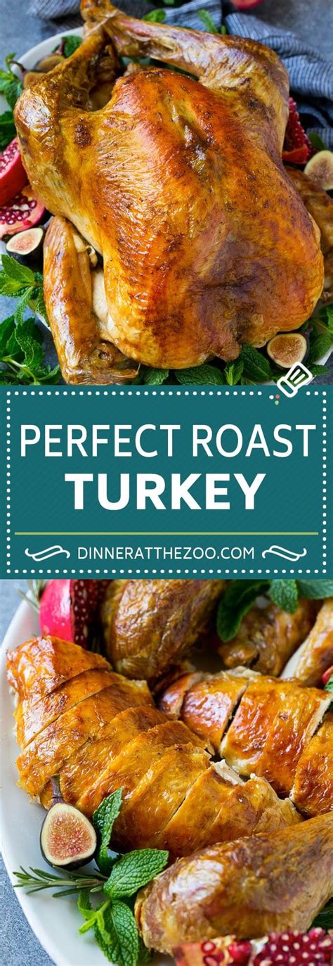the perfect roast turkey with fresh figs and other vegetables