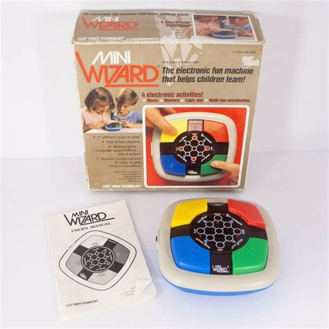 Vtg 1987 Mini Wizard Handheld Electronic Game By Vtech W Box