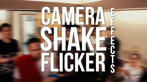 Camera Shake Flicker Effects Premiere Pro Presets Motion Array