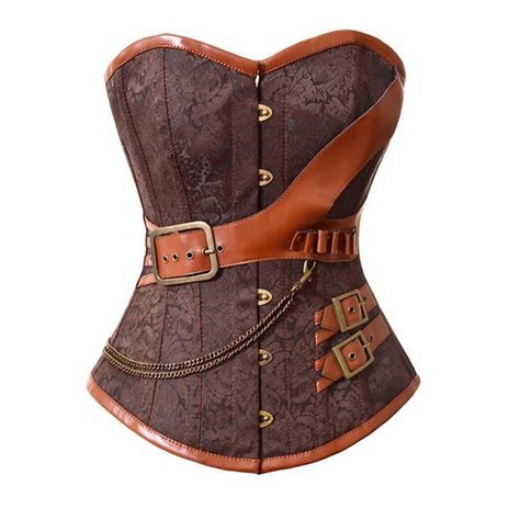 Nefutry Gothic Corset And Bustier Gothic Clothing Corset Top Steampunk Corset Waist Trainer
