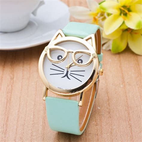 Free Gold Plated Cat Watch Just Pay Shipping Cat Watch Fashion