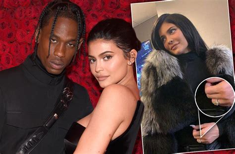 Travis Scott Posts Photo Of Kylie Jenner Wearing Diamond Ring Amid Engagement Rumors