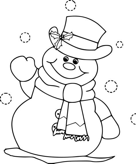 Dessin Bonhomme De Neige Simple Inspirant Collection Coloriage Bonhomme