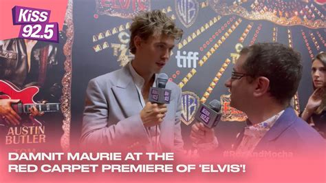 Damnit Maurie At The Red Carpet Premiere Of Elvis 🎙️👏 Youtube