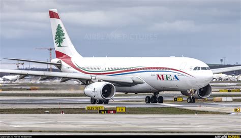 Od Mea Mea Middle East Airlines Airbus A330 200 At Frankfurt
