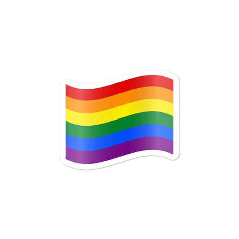 Pride Flag Sticker Gay Nation