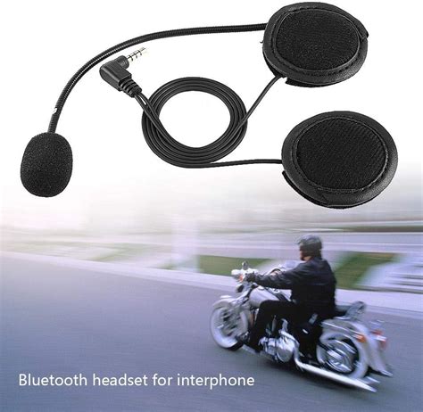 anauto accessories bluetooth headset headphone microphone for v4 v6 motorcycle helmet intercom