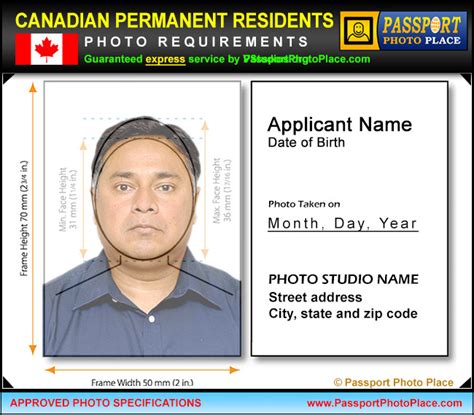 If your pr card expired, you can renew your card. Canadian permanent resident PR photo service - Orlando