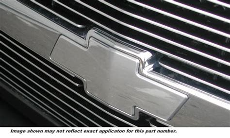 Ami Styling 96001p Ami Chevy Bowtie Grille Emblem Wo Border Polished
