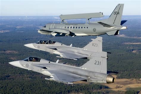 Saab Jas 39 Gripen Multi Role Fighter เครื่องบินขับไล่โจมตีของ