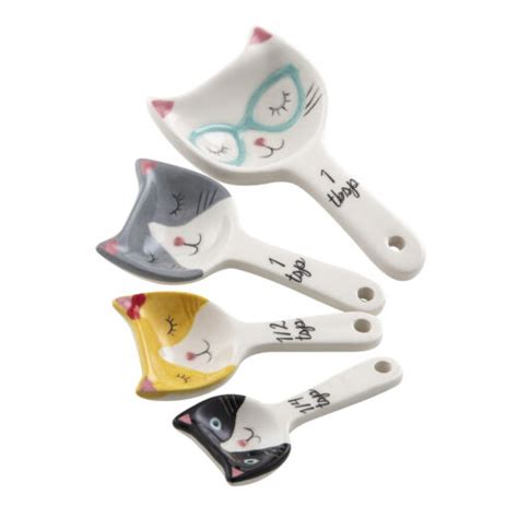 Ceramic Cat Measuring Spoons