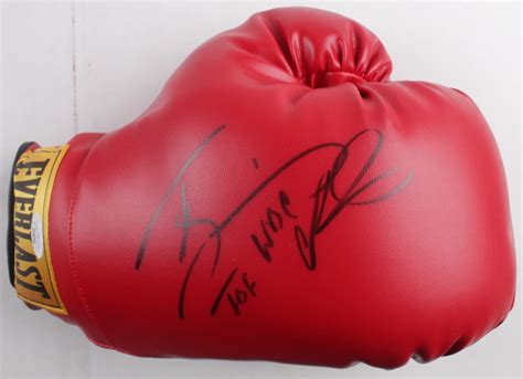 Terrible Terry Norris Signed Everlast Boxing Glove Inscribed Wbf And Ibc With Display Case