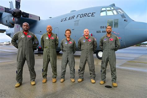 Dvids Images 165th Airlift Wing First All Black C 130 Flight Crew