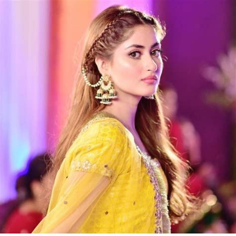 Beautiful Pictures Of Sajal Aly And Ahad Raza Mir At Their Mayun Last