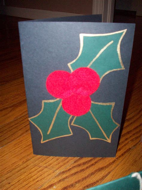 Quick And Easy Homemade Christmas Card Great If You Forgot To Buy
