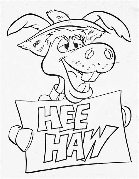 And Everything Else Too Hee Haw Coloring Book 70