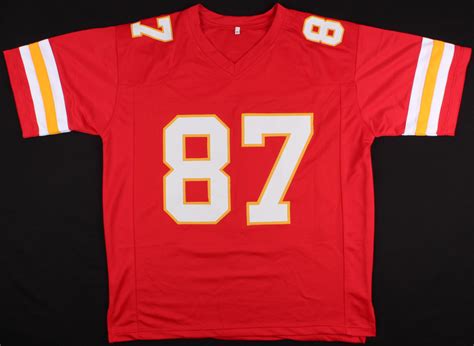Official facebook page of kansas city chiefs te travis kelce. Travis Kelce Signed Chiefs Jersey (JSA COA) | Pristine Auction