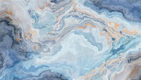 Blue Marble Background Blue Marble Pattern With Curly Grey And Gold