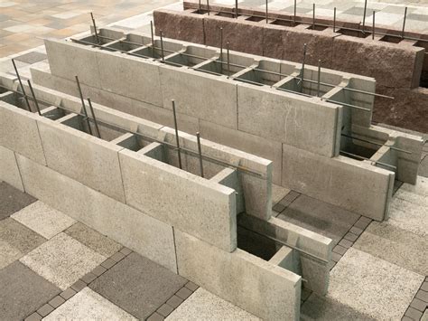 Reinforced Concrete Block Wall