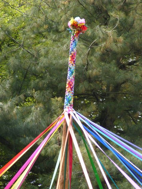 Dancing Around The Maypole Beltane May Days Wiccan