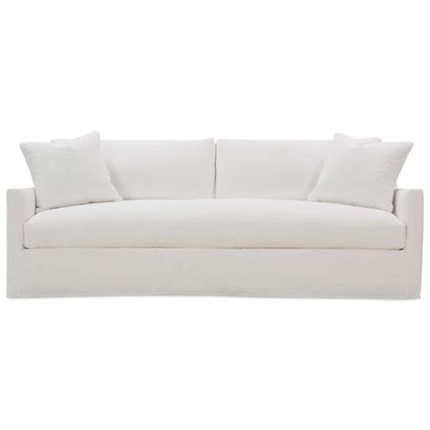 Rowe Merritt P607 SLIP 033 Contemporary Bench Cushion Sofa With